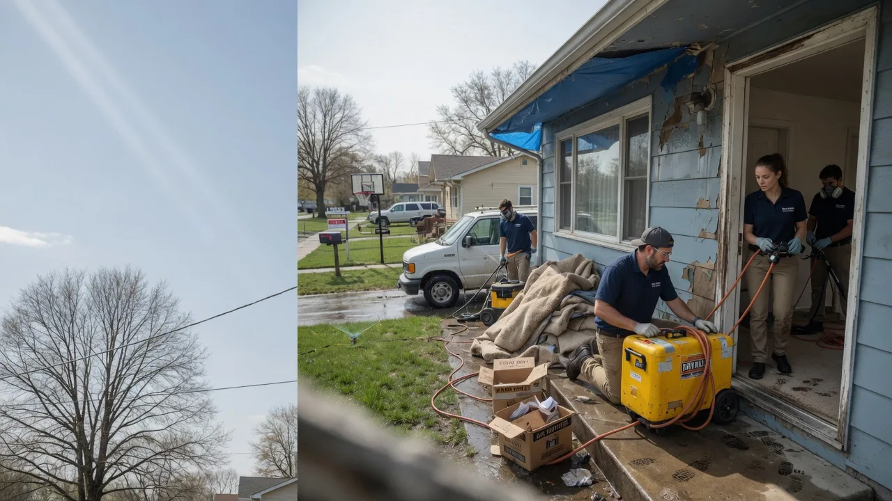 Basement Flood Cleanup in Tillar, AR near me